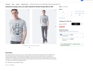 Camiseta Dragon Ball Super Saiyan por solo 6,99€