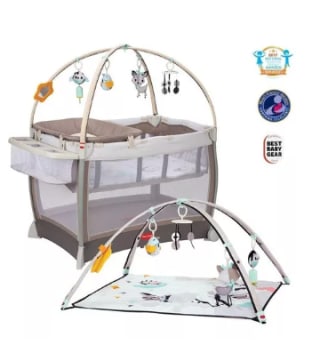 Cuna Playard + Gimnasio 6 en 1 Tiny Love por $115.223