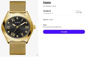 Reloj para Mujer Guess GD RUMOUR por 63€