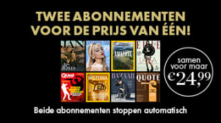 Twee tijdschrift abonnementen voor 24,99