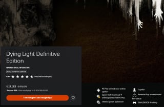 Dying Light Definitive Edition (PS4) voor €9,99 in de Playstation Store
