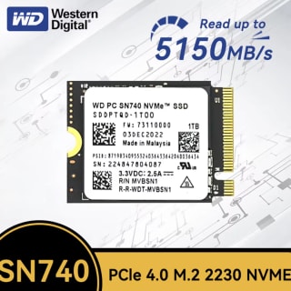 Western digital wd sn740 2tb 1tb ssd m.2 4,0 gen4 voor €82,99 dmv code bij Aliexpress