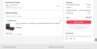 Mini PC Blackview MP60 por 145,48€