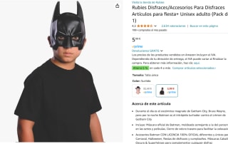 Máscara Batman por 5,99€