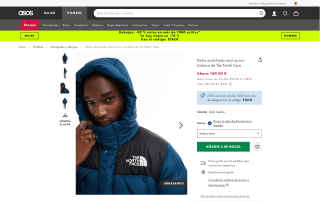 Parka The North Face Limbara aislamiento térmico hombre por 118,30€