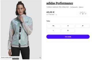 Cortaviento para Mujer adidas TERREX AGRAVIC PRO WIND.RDY por 45€