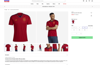 Camisetas de España 2022/2023 Adulto por solo 30€