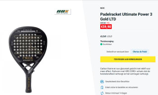 NOX Ultimate Power 3 - Gold (Diamond) - 2022 voor €59,90 bij Decathlon