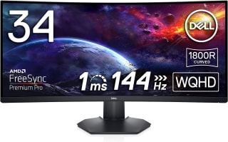 Dell S3422DWG 3440 x 1440 pixels, 34" Curved VA monitor voor €399 bij Amazon