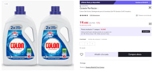 Pack de 2×45 Lavados Detergente Gel Azul Activo Colon por 9.74€