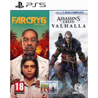 Videojuegos Assassin's Creed Valhalla + Far Cry 6 PS5 por 29,99€