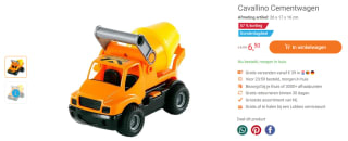 Cavallino Cementwagen voor €6,50 bij Lobbes