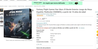 Juego de mesa - Star Wars: El Borde Exterior por 47,77€