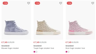 Heel veel schoenen met tot 75% korting bij Van Haaren