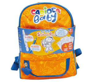 Mochila Carioca Baby + rotuladores + lápices + 4 fichas para colorear por 16.99€
