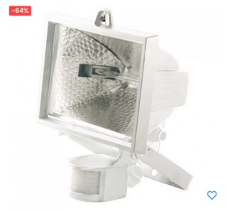 Proyector Halógeno Orientable 120W con Sensor de Movimiento por 8,91€