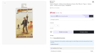 Recopilación de Figuras de Indiana jones marca Hasbro por 20,29€