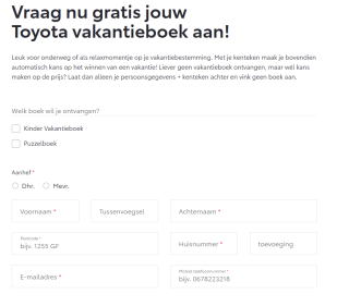 Gratis puzzelboek of doeboek voor Toyota-rijders aanvragen