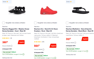 Tot 50% Korting op Skechers schoenen bij Bol.com
