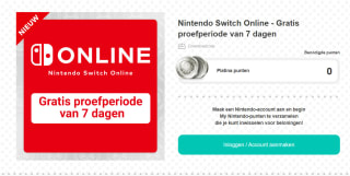 gratis 7-daagse Nintendo Switch Online-proefperiode
