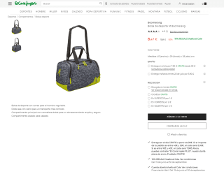 Bolsas boomerang talla M por sólo 8,47€ desde el corte inglés