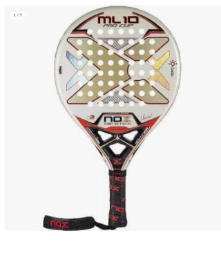 Pala de Padel Nox Ml10 Pro Cup Luxury Series por 93.02€ (Cuenta Nueva 81.02€)