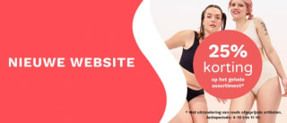 25% korting op alles bij Sloggies