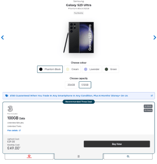 Samsung Galaxy S23 Ultra 512GB from £917 at MPD