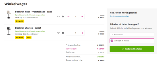 1+1 gratis op barkrukken bij Leen Bakker