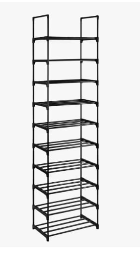 Zapatero, Organizador de Zapatos, 10 Baldas de 30 x 45 x 174 cm por 13.94€ (Cuenta Nueva 6.97€)