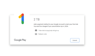 2TB de almacenamiento por 6 meses Gratis en Google One