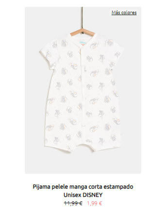 Pijamas infantiles y de bebé desde 1,99€