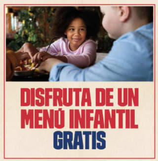 Gratis menú infantil en Foster Hollywood