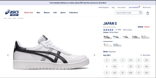 Asics Men's Japan S SportStyle Trainers - £28