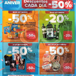 Folleto 3x2 Aniversario Carrefour del 25/09 al 09 octubre 2024