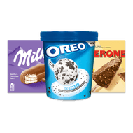 Daim, Oreo, Toblerone of Milka ijs €1.99 bij Dirk