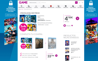 3 Películas Blu-Ray por solo 4€ en Game