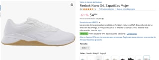 Zapatillas Reebok Nano X4 por 54,90€