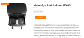 Ninja Foodi AF300EU Dubbele Airfryer XXL voor €129 bij de AH
