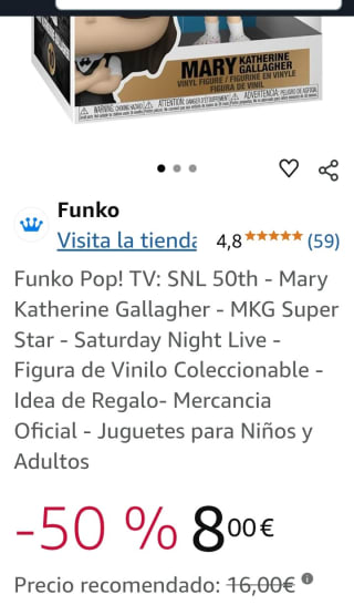 Funko Pop TV Mary katherine por 8€.