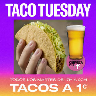 Taco Bell - Tacos por 1€