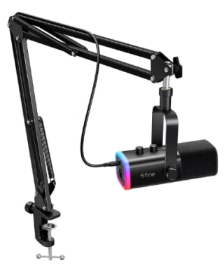 Kit de microphone Fifine AM8 XLR/USB + Support à 51,07€