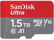 SanDisk Ultra 1.5TB MicroSDXC Geheugenkaart voor €89,99 bij Proshop