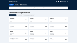 Vuelos directos desde España a Budapest desde 20€