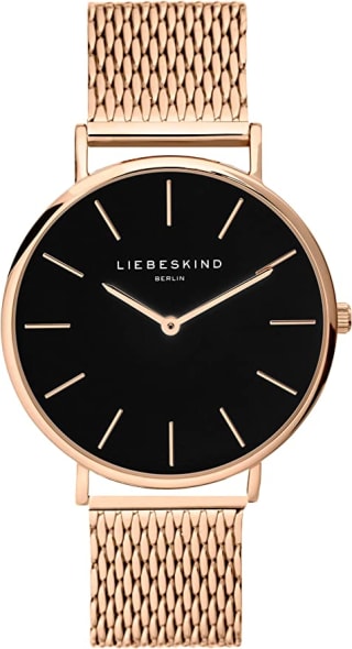 Liebeskind dames horloge rozégoud voor €49,90 bij Amazon