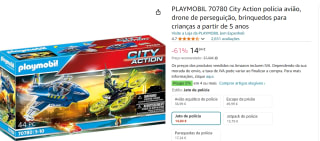 Playmobil Politiejet: drone-achtervolging (70780) voor €14,84 bij Amazon