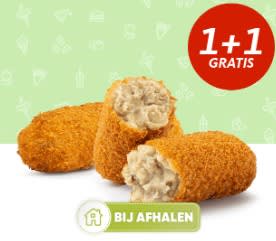 1+1 gratis op alle kroketten bij Kwalitaria bij afhaalbestellingen