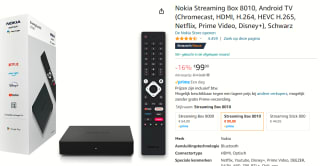 Nokia Streaming Box 8010 voor €99,90 bij Amazon