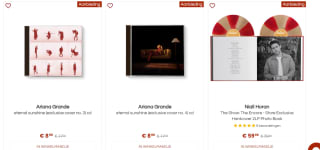 Tot 50% korting op muziek albums/ cd's bij Platenzaak