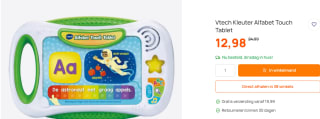 Vtech Kleuter Alfabet Touch Tablet voor €12,98 bij Top1toys